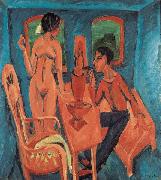 Ernst Ludwig Kirchner Tower Room, Fehmarn oil painting on canvas